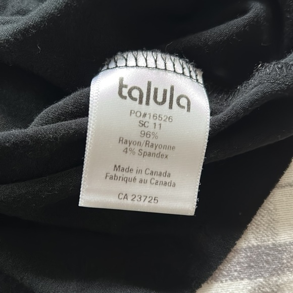 Black Talula tank top, size small. - Picture 3 of 4